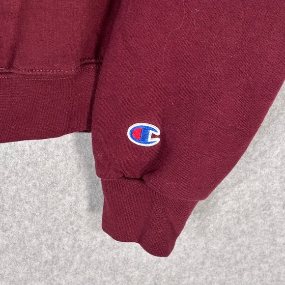 Champion UMD‎ Minnesota Duluth Bulldogs Sweatshirt Small Crewneck College Maroon - Picture 4 of 9